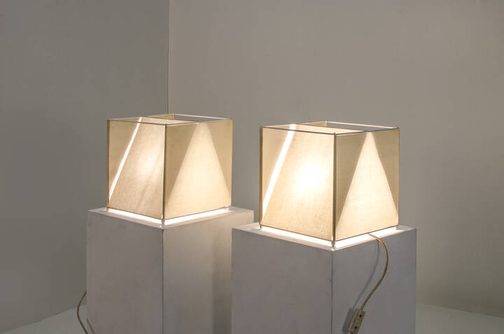 ACHILLE E PIER GIACOMO CASTIGLIONI - Coppia di lampade mod. Teli