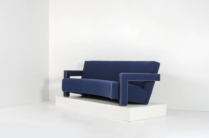 GERRIT THOMAS RIETVELD - Divano mod. Utrecht 637 curvo<br>
