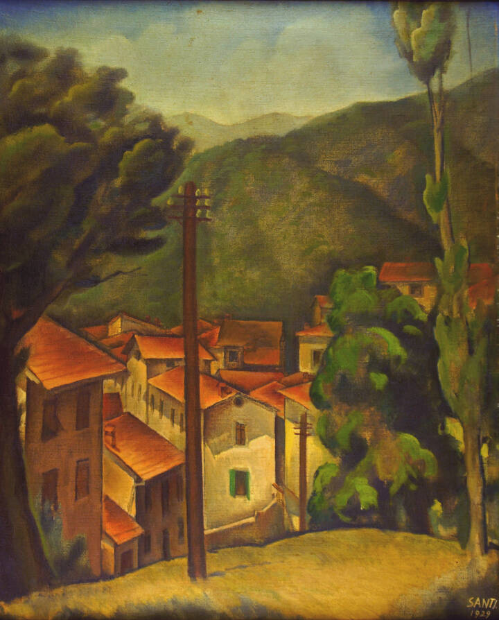 BRUNO SANTI - 'Paesaggio' 1929