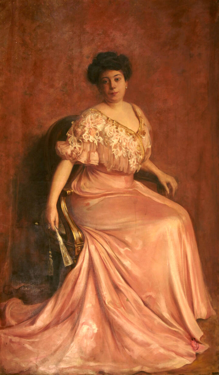 CELESTINO MAGLIOLI - 'La marchesa Cecilia Cappelli di Torano' 1908