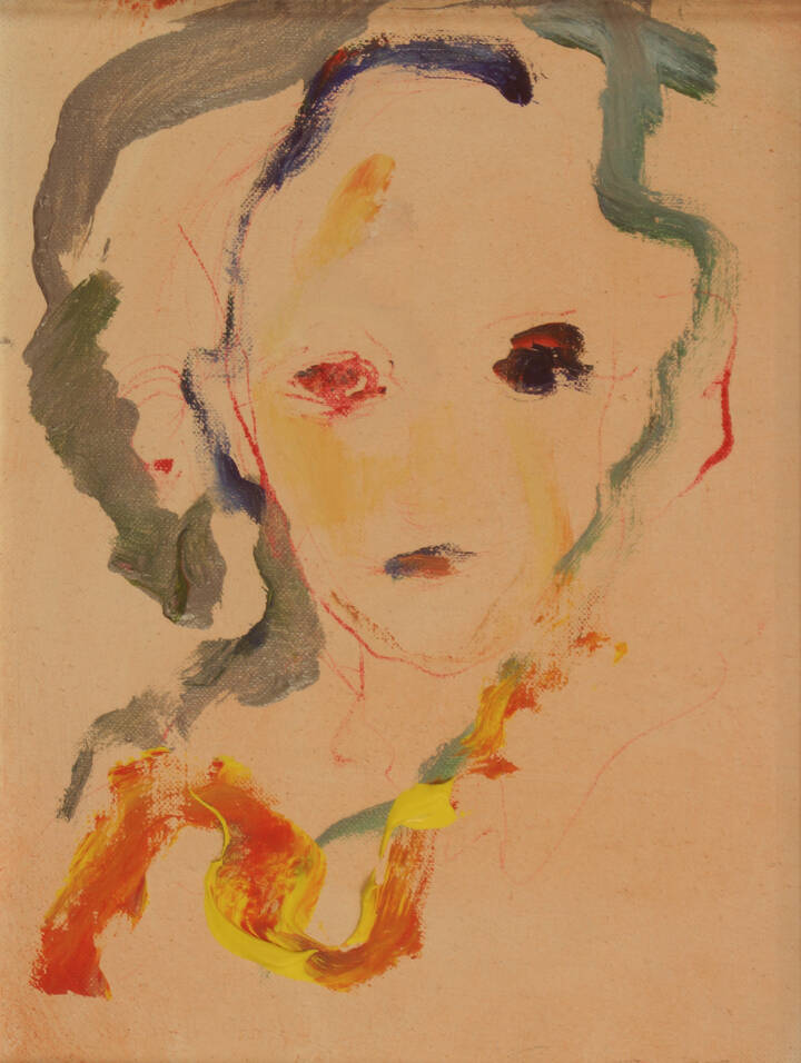 ERNESTO TRECCANI - 'Volto femminile'