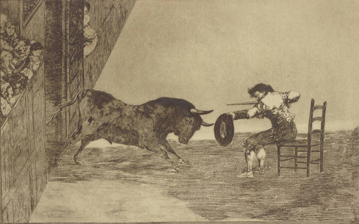 FRANCISCO GOYA Y LUCIENTES - 'Corrida'
