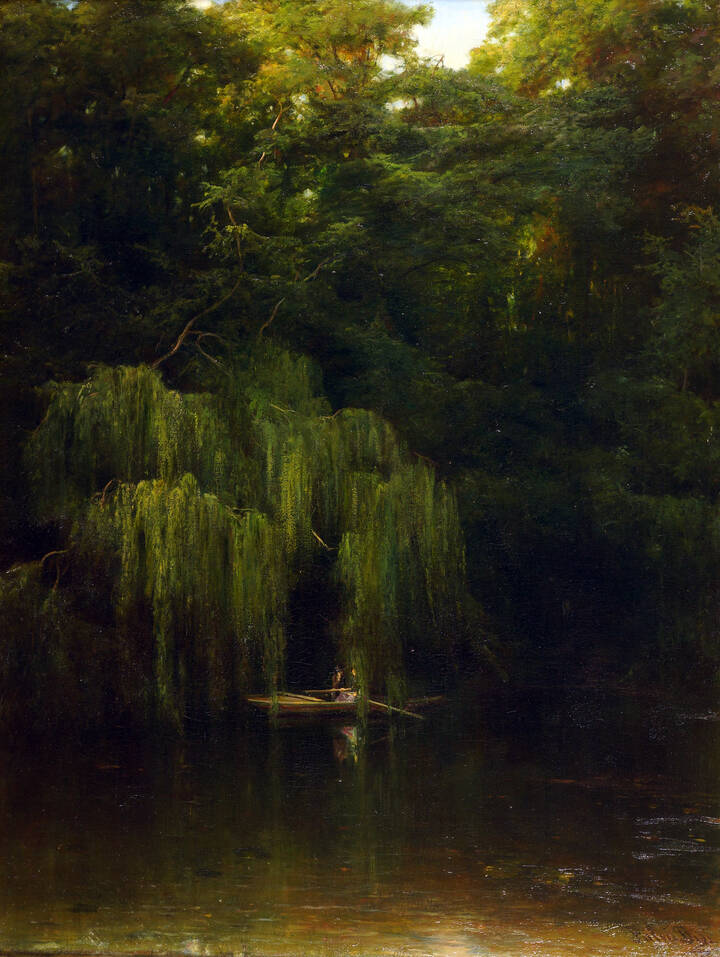 FULVIA BISI - 'In barca sul lago'