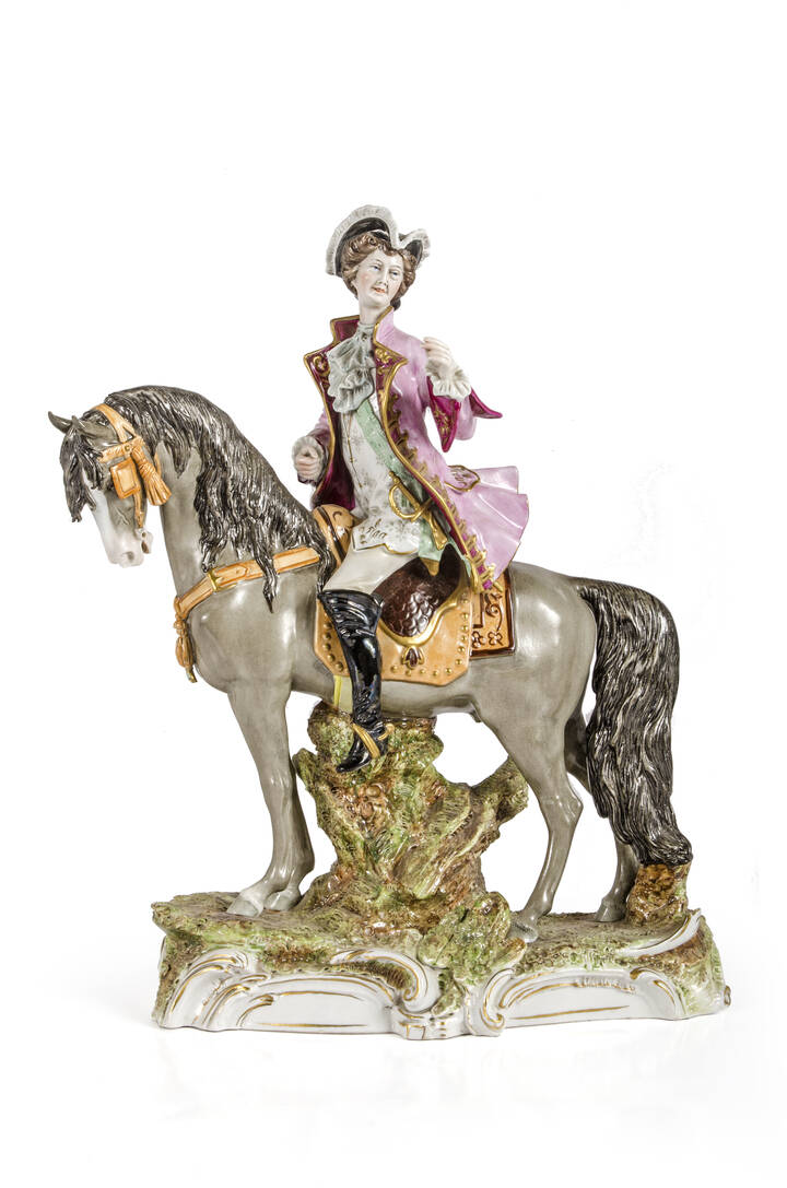 CAPODIMONTE - 'Cavallo e cavaliere'