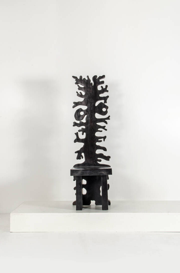 FEDERICA GRATTAPAGLIA - Black Lady Luck Chair