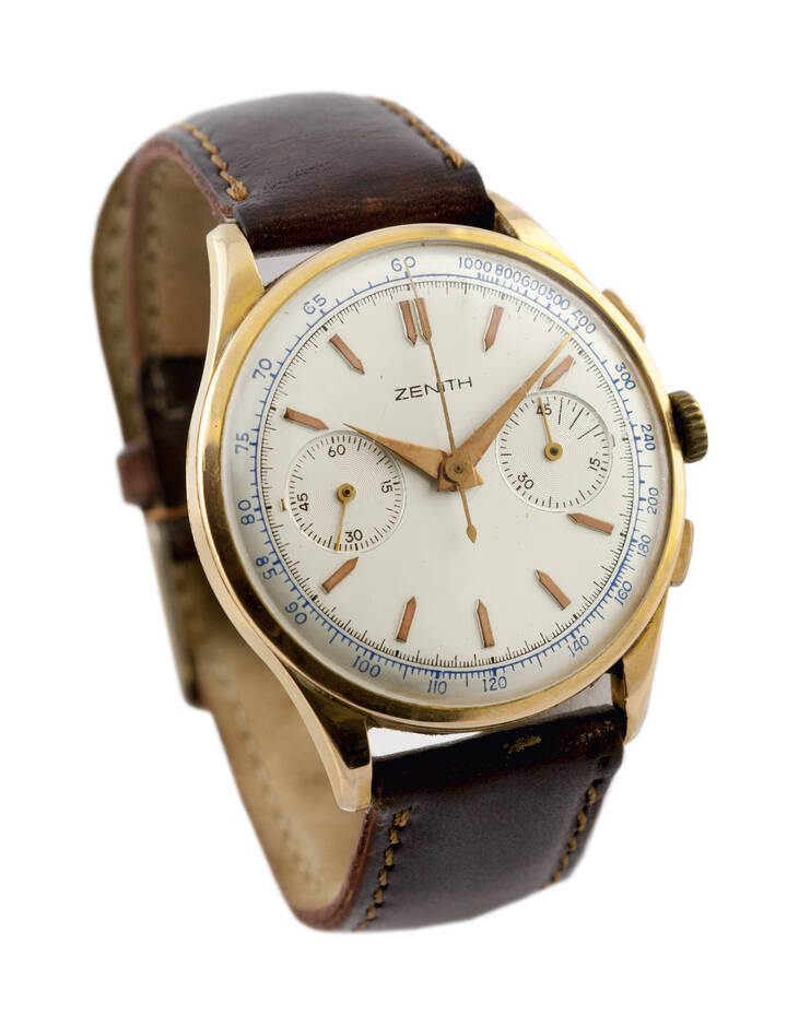 ZENITH - Cronografo a due contatori, anni '50