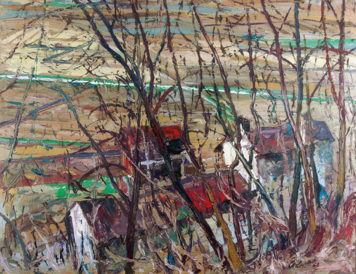 MARIO CARLETTI - 'Case in risaia' 1960