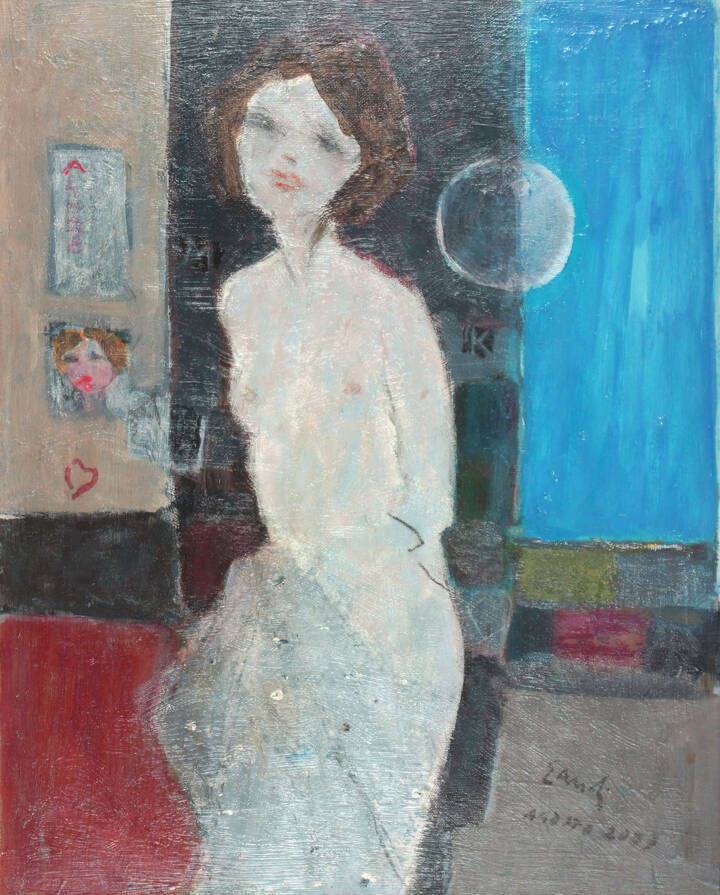 FERNANDO EANDI - 'Interno con figura'  agosto 2009