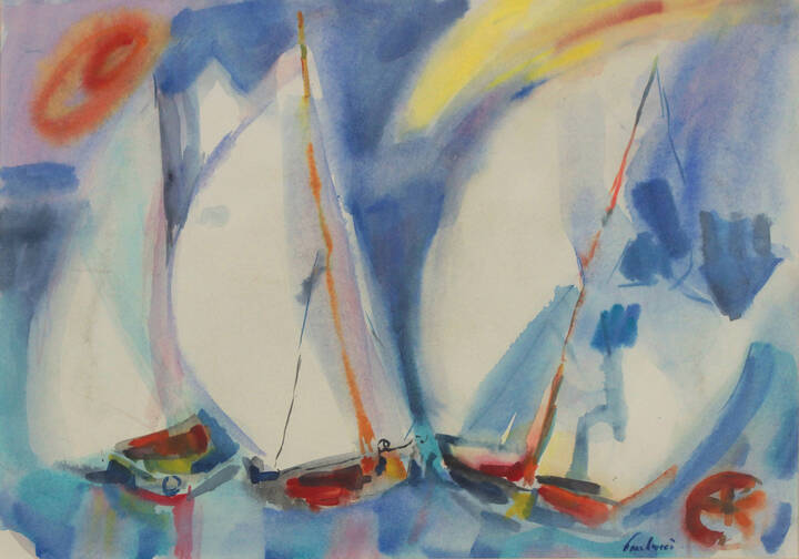 ENRICO PAULUCCI - 'Grandi vele' 1973