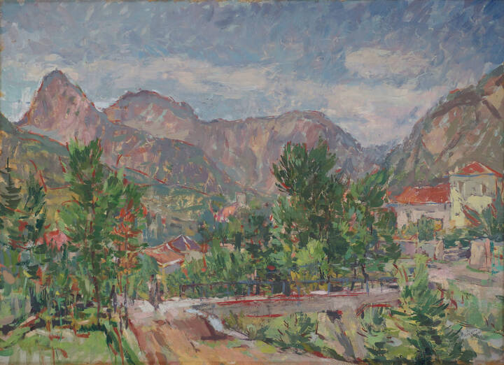 TEONESTO DEABATE - 'Paesaggio' 1949