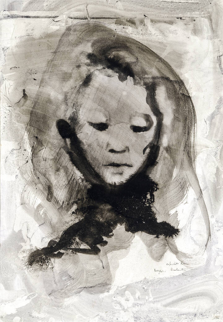 ENRICO COLOMBOTTO ROSSO - 'Volto femminile'