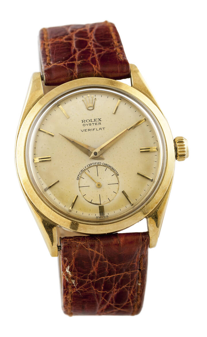 ROLEX - Oyster Veriflat  ref. 6512, 1959