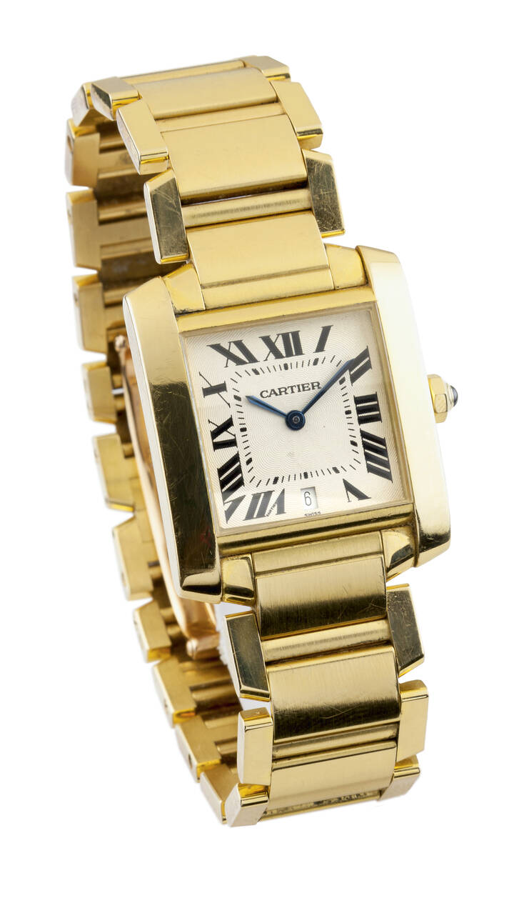 CARTIER - Modello 'Tank Francaise', ref. 1840, serie recente<br>