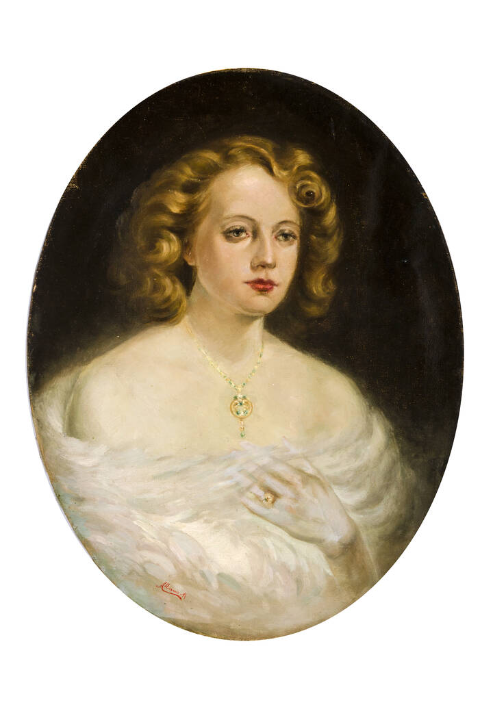 MARIO ALBANO - 'Ritratto della contessa Lantelmi'