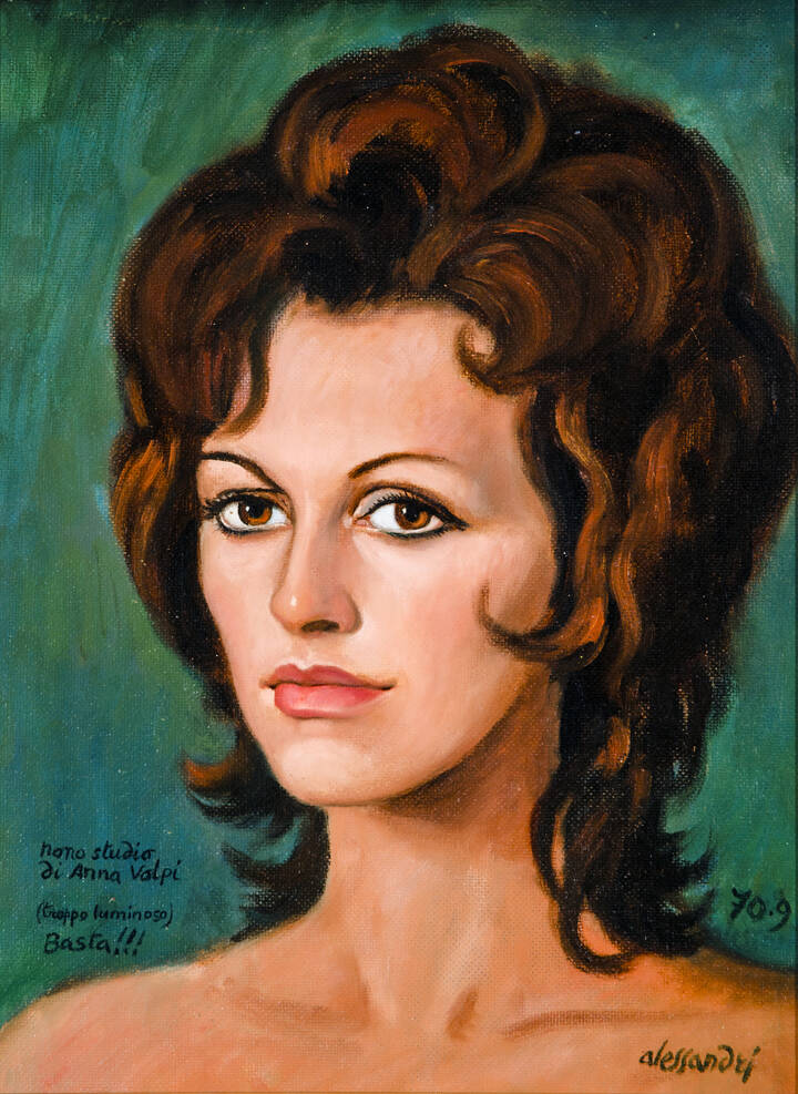 LORENZO ALESSANDRI - 'Nono studio di Anna Volpi (Anna cenere)' 16/3/1970