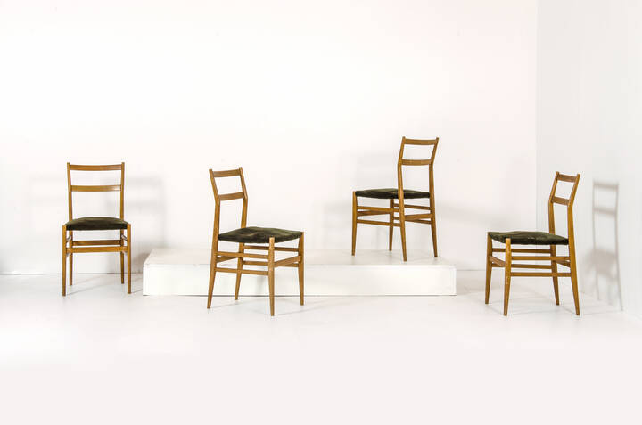 GIO PONTI - Quattro sedie modello ' leggera '