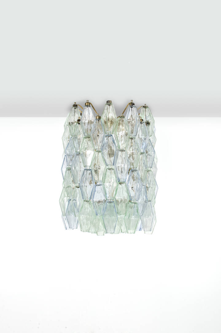 VENINI - Lampada a sospensione della serie Poliedri