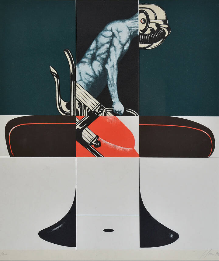 SERGIO SARRI - 'Senza titolo' 1972