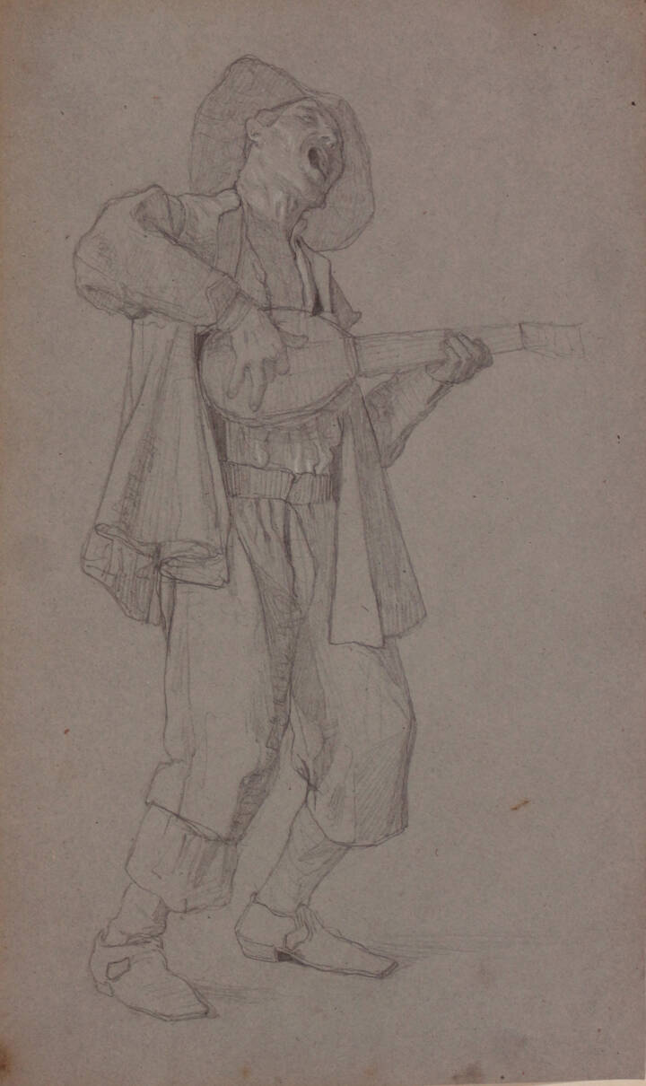 GIOVANNI BATTISTA QUADRONE - 'Cantastorie' 1873-75