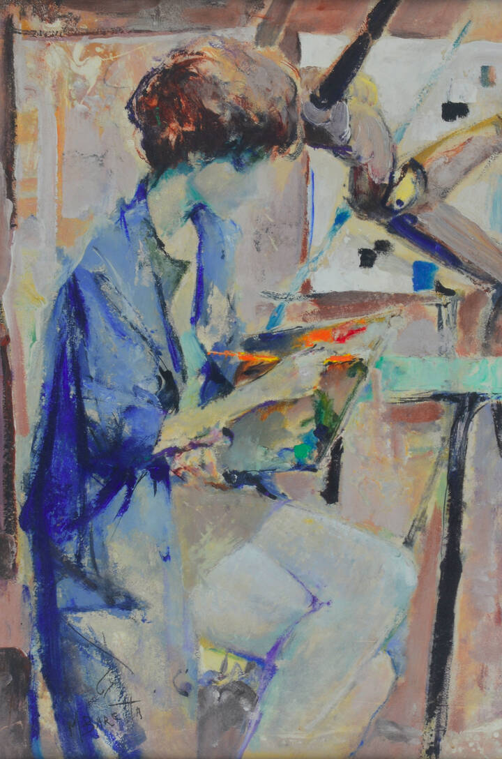 MICHELE BARETTA - 'La pittrice' 1967