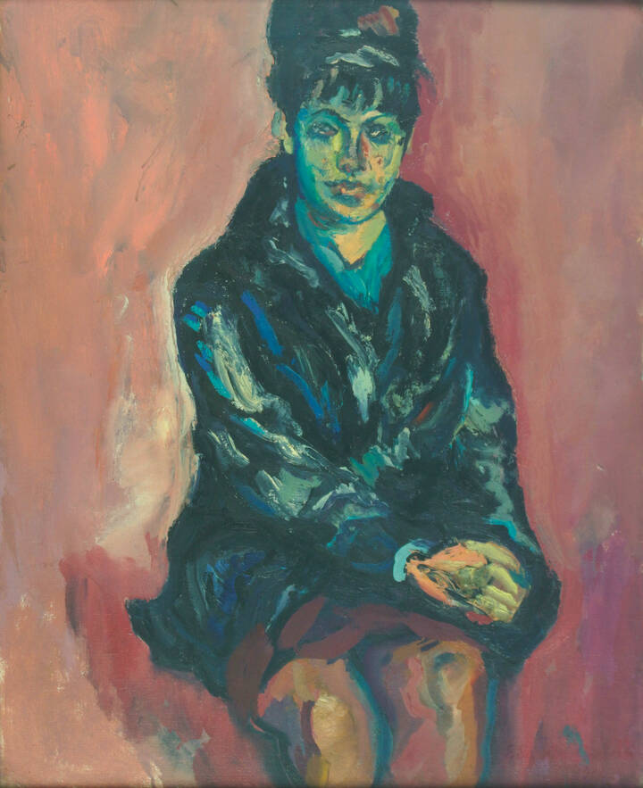 EDGARDO CORBELLI - 'Giovane donna seduta'