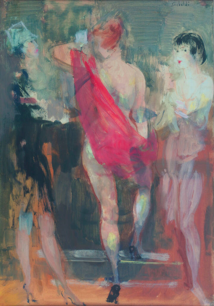 ADRIANO SICBALDI - 'Indossatrici' 1963