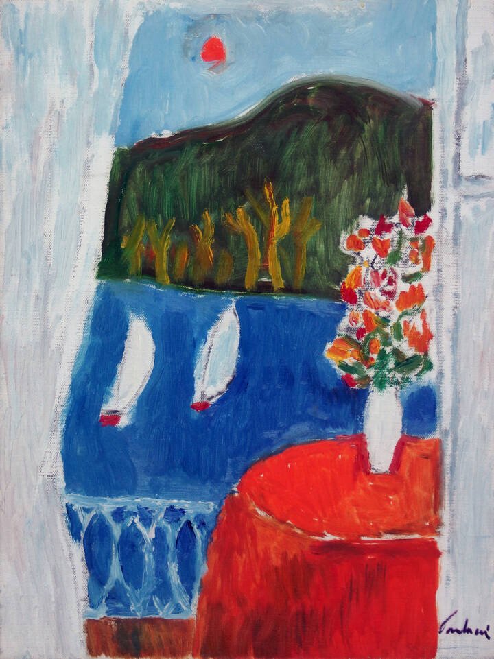 ENRICO PAULUCCI - 'Finestra dello studio' 1988