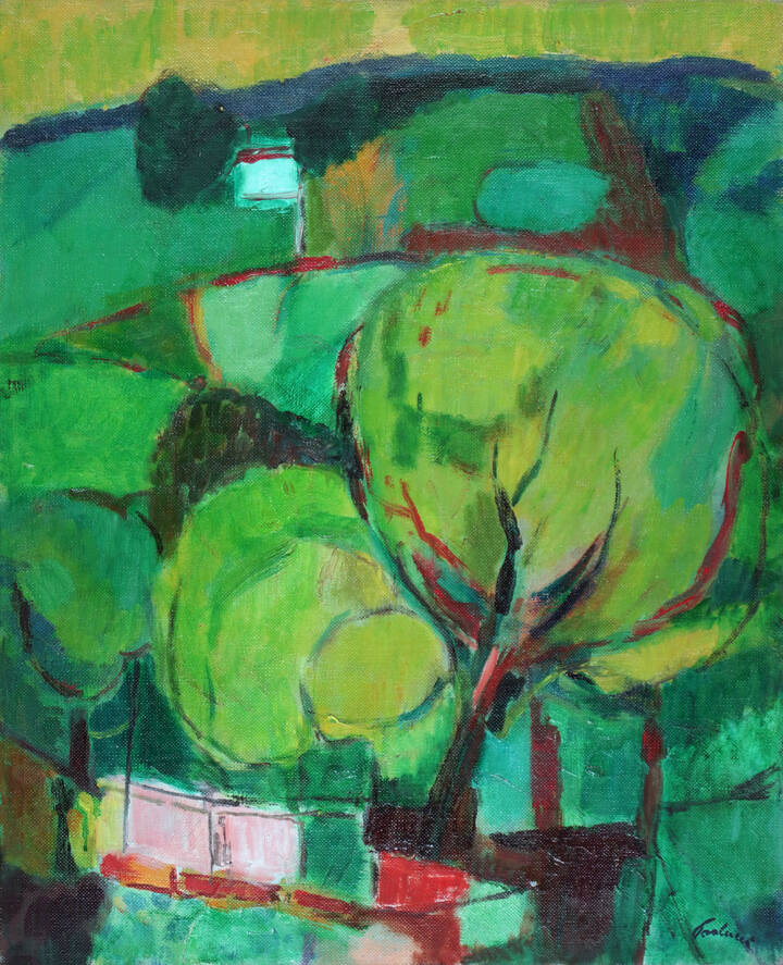 ENRICO PAULUCCI - 'Collina torinese' 1965