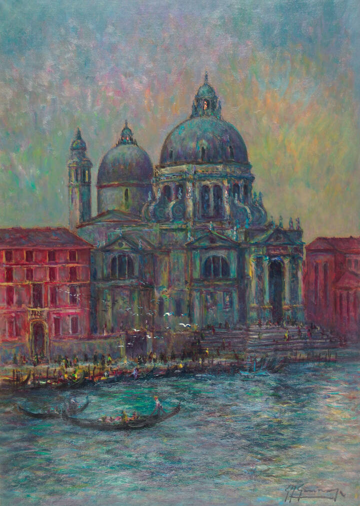 GIOVANFRANCESCO GONZAGA - 'Venezia - La Chiesa della Salute' 1980
