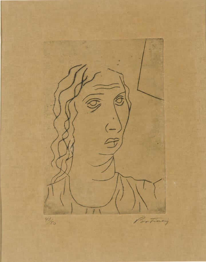 CANDIDO TORQUATO PORTINARI - 'Testa femminile'