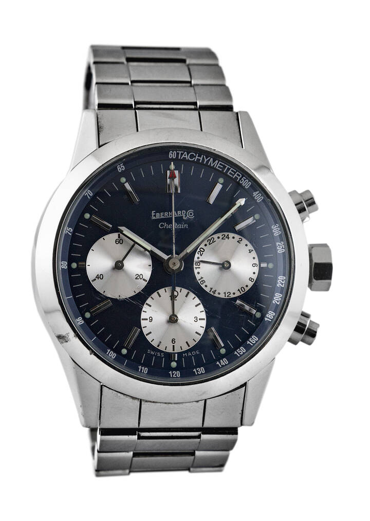 EBERHARD - Cronografo a tre contatori, mod. 'Cheftain', ref 31050, serie recente