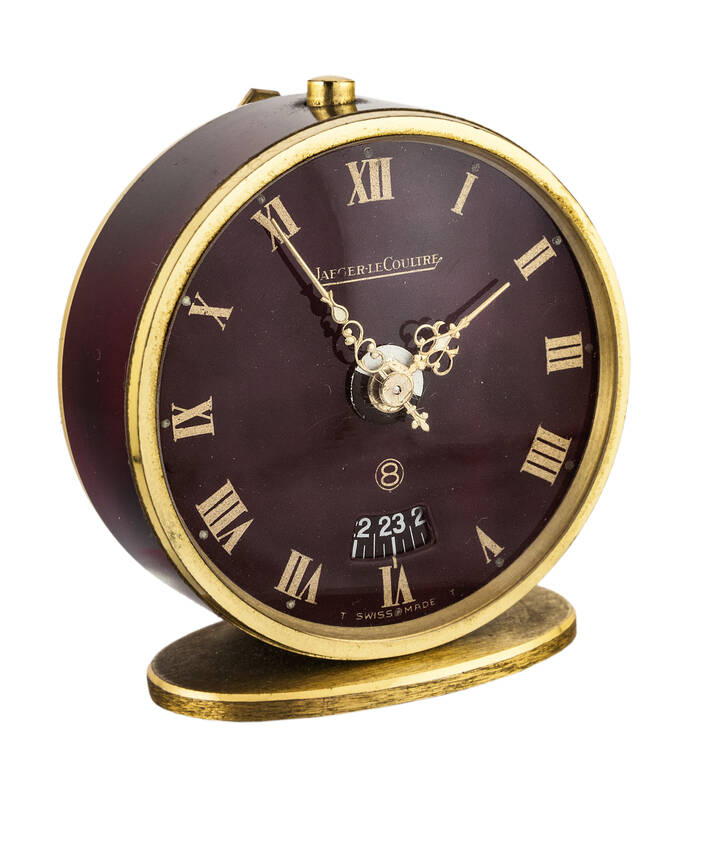 JAEGER LE COULTRE - Sveglietta 8 giorni, riserva di carica, anni '60