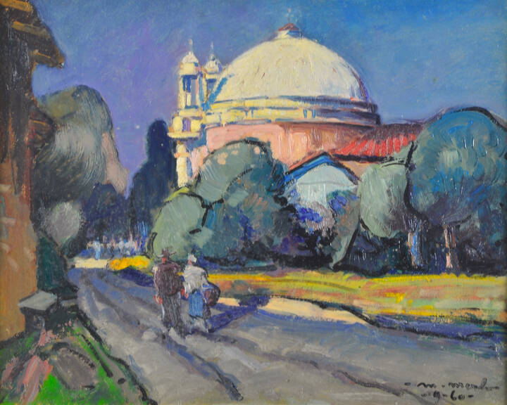 METELLO MERLO - 'Santuario di Vicoforte (Mondovì)' 1960