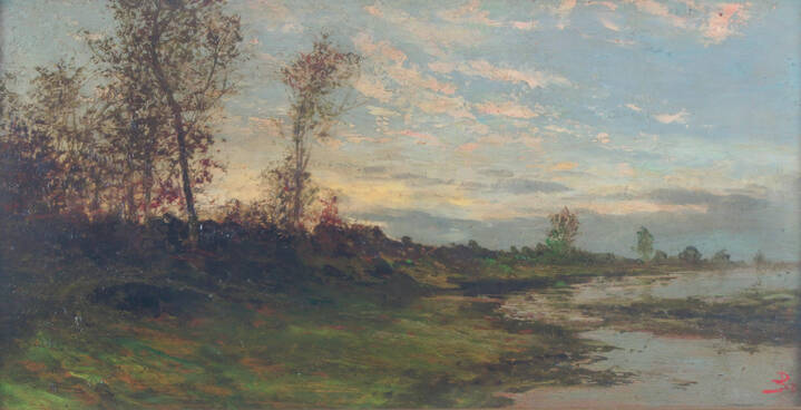 GIACINTO BO - 'Autunno sulle rive dell'Orco' 