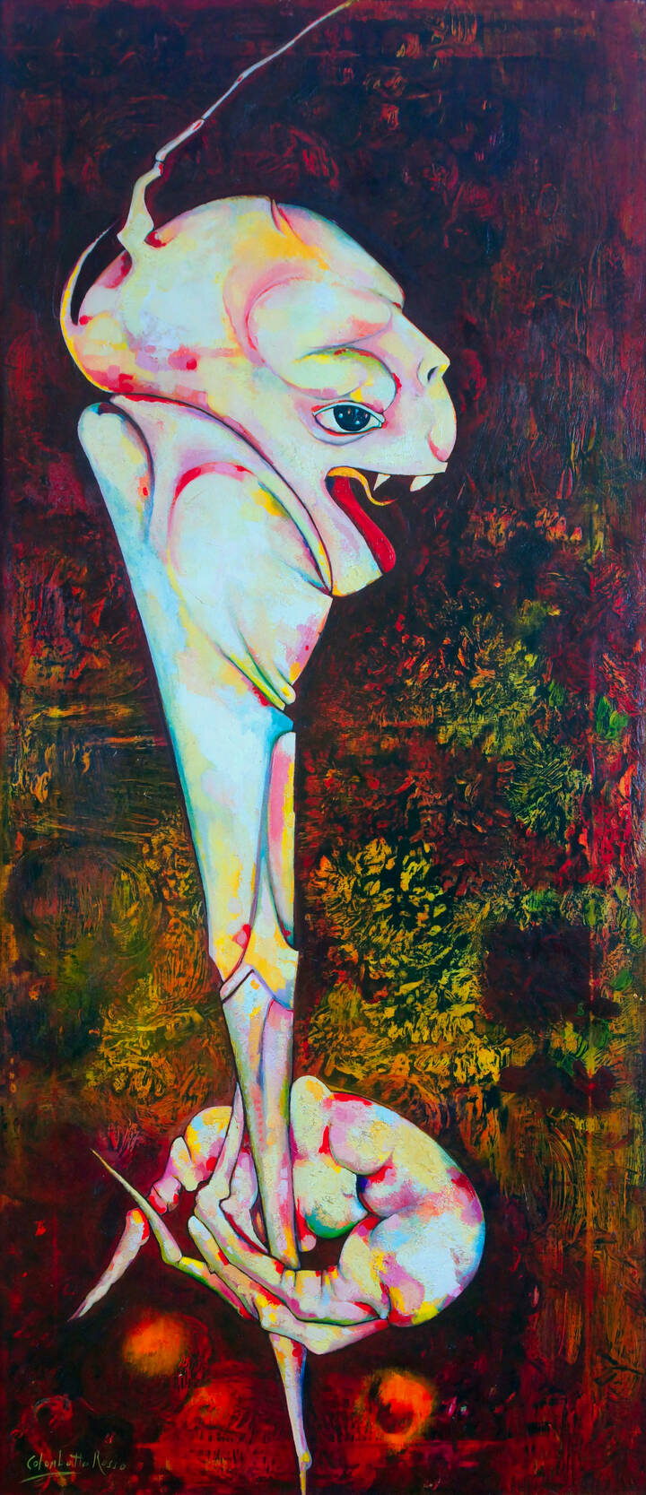 ENRICO COLOMBOTTO ROSSO - 'Personaggio n. 3' 1966