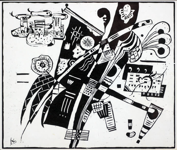 WASSILY KANDINSKY - 'Senza titolo'