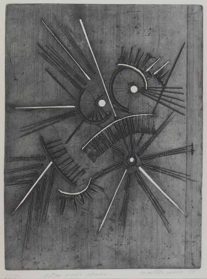 UMBERTO MASTROIANNI - 'Ritmi nello spazio' 1967