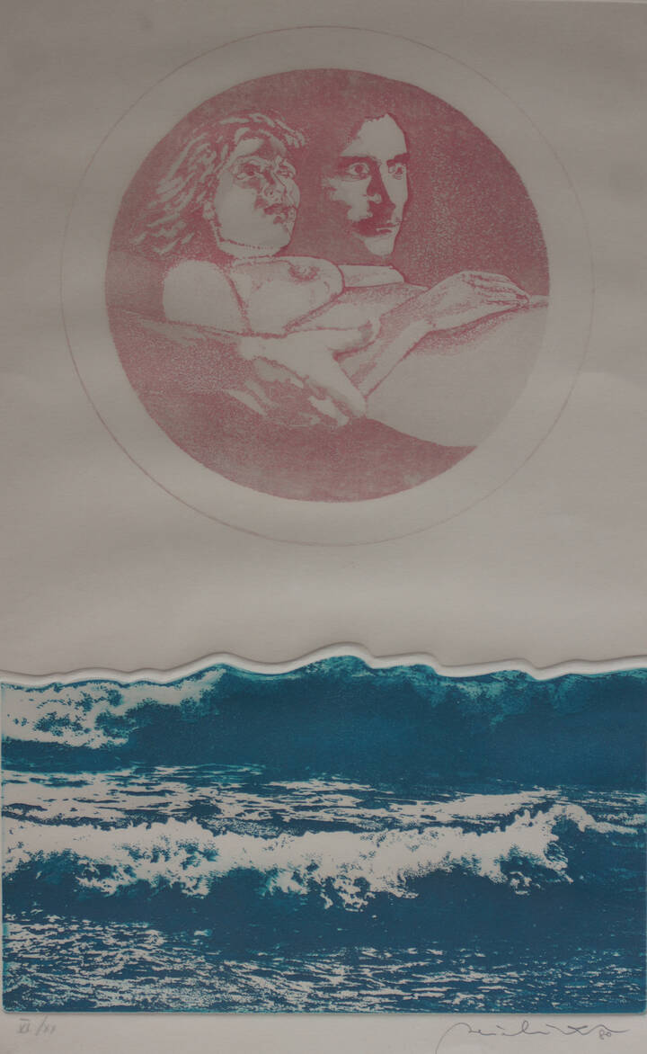 ENZO SCIAVOLINO - 'Senza titolo' 1980