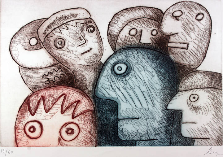 ENRICO BAJ - 'Personaggi'