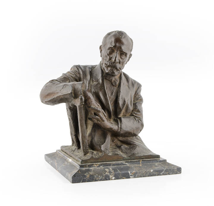 CESARE BISCARRA - 'Busto di gentiluomo'