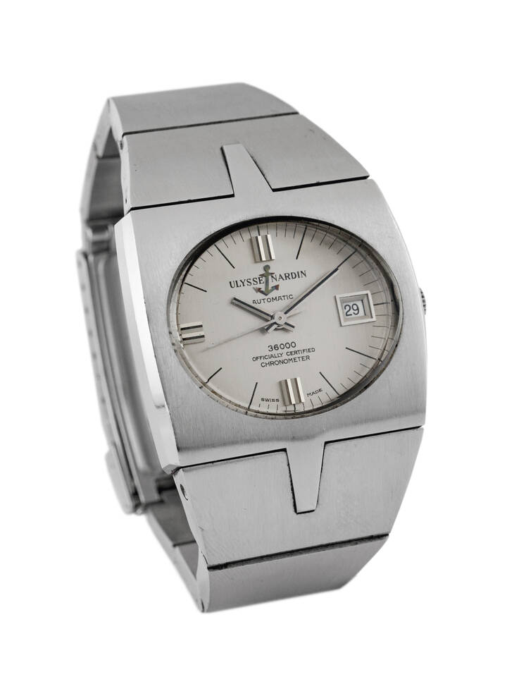 ULYSSE NARDIN - Solo tempo, 'Automatic 36.000', ref. A7650, anni '70