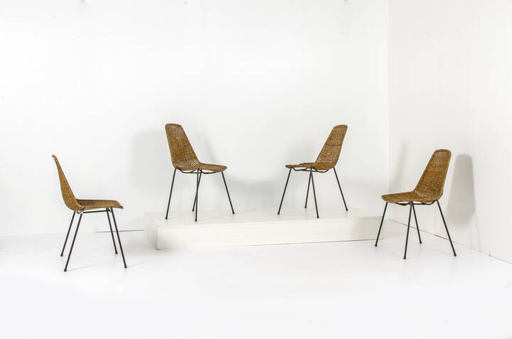 CAMPO & GRAFFI - Quattro sedie mod. Basket