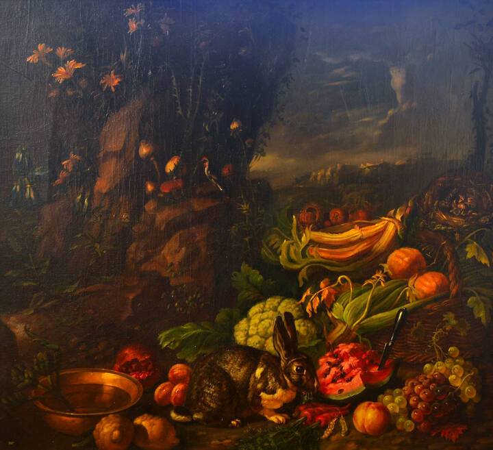 PITTORE ANONIMO DEL XVII SECOLO  - 'Natura morta'