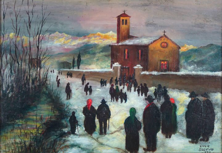 GIULIO BOETTO - 'La Messa domenicale' 1938