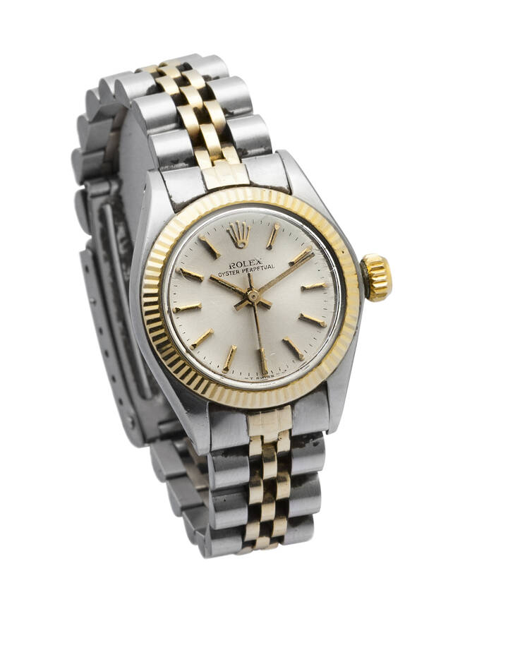 ROLEX - 'Oyster Perpetual', ref. 6719, misura lady, anni '70