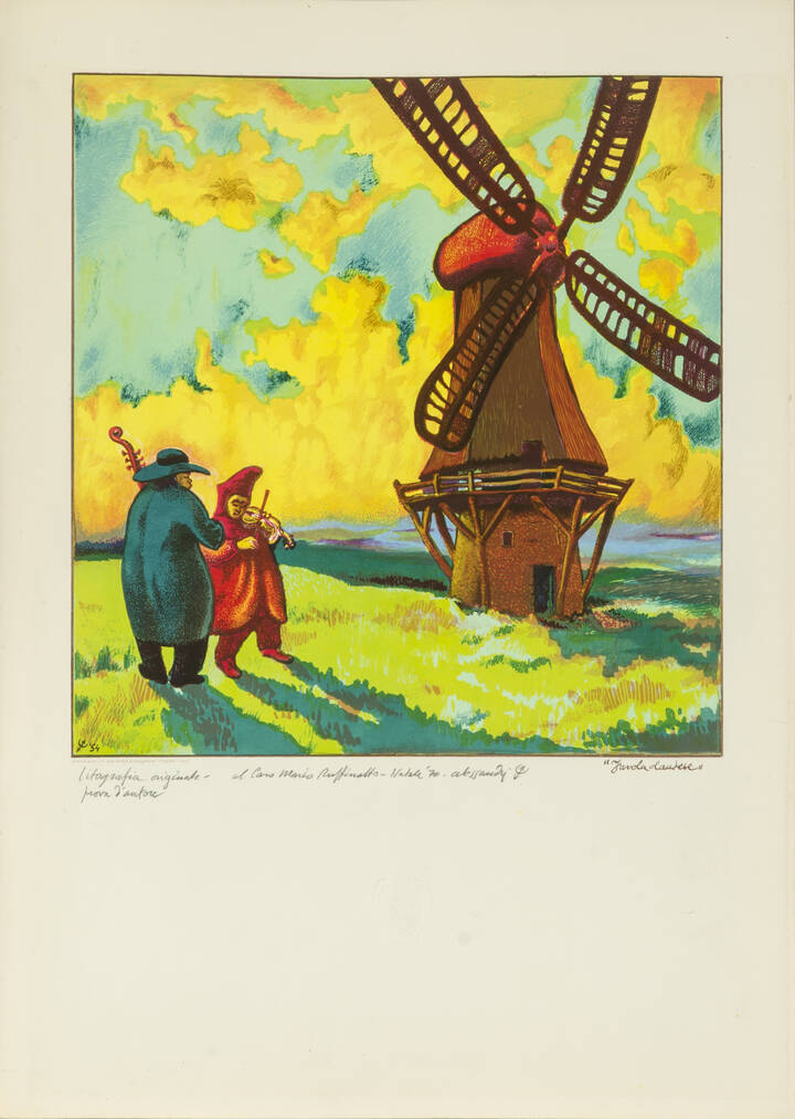 LORENZO ALESSANDRI - 'Favola olandese' 1954