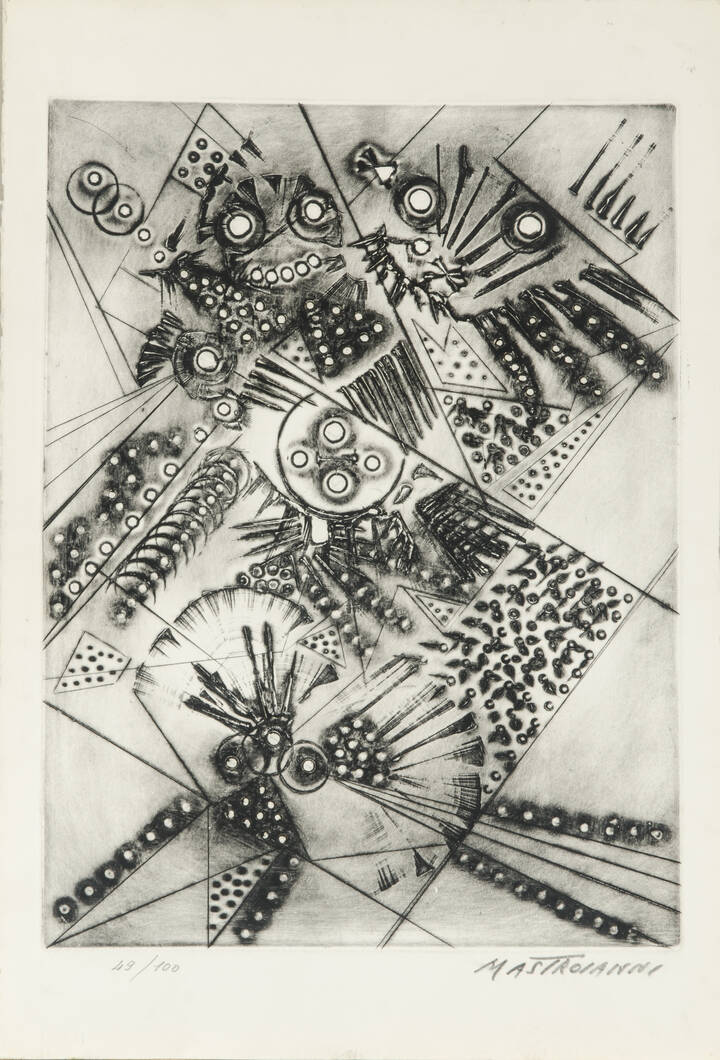 UMBERTO MASTROIANNI - 'Senza titolo'