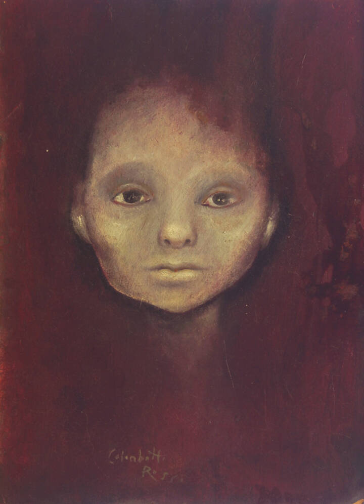 ENRICO COLOMBOTTO ROSSO - 'Volto di fanciullo'