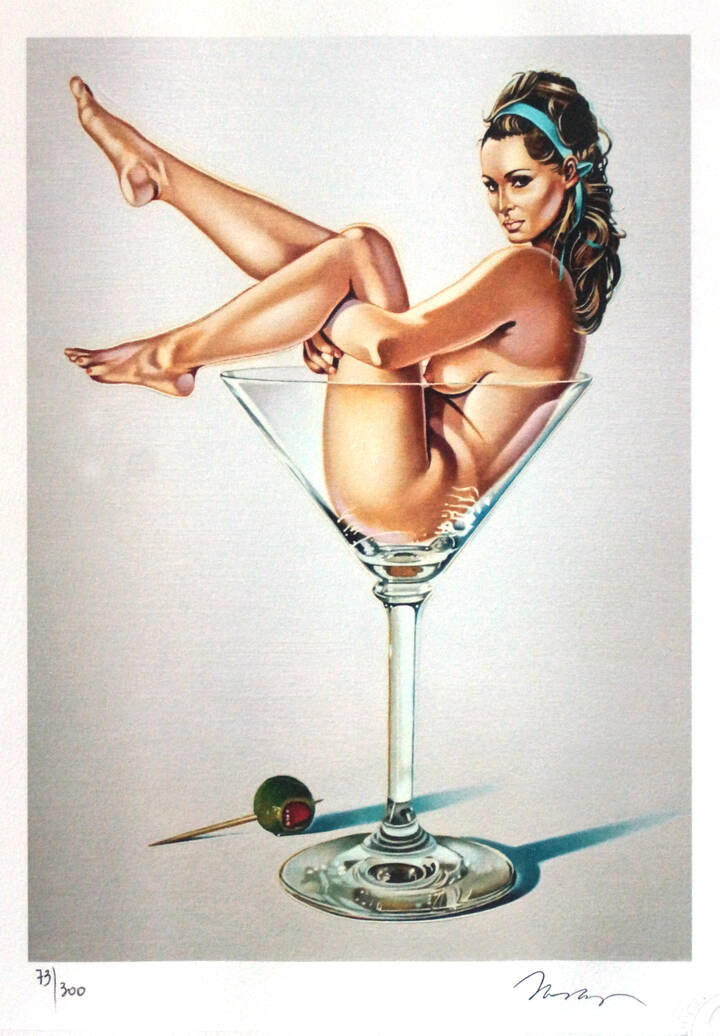 MEL RAMOS - 'Martini Miss'