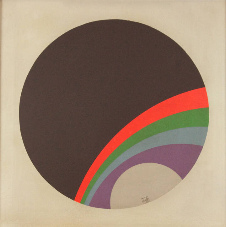 EUGENIO CARMI - 'Segnale immaginario n. 1' 1969
